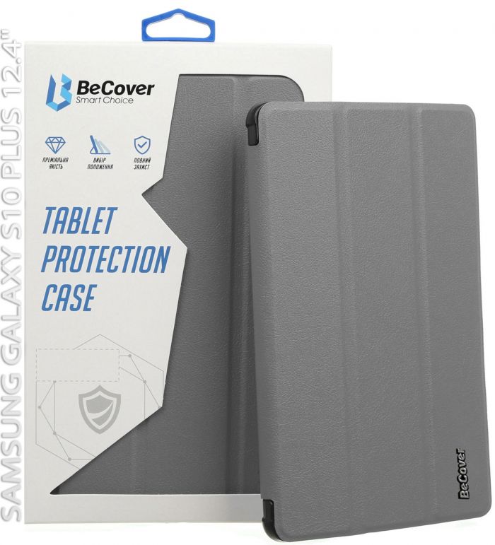 Чохол-книжка BeCover Smart Case для Samsung Galaxy Tab S10 Plus SM-X820/SM-X826 Gray (712235)