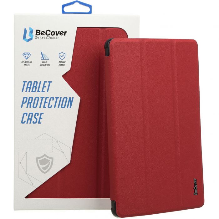 Чохол-книжка BeCover Smart Case для Samsung Galaxy Tab S10 Plus SM-X820/SM-X826 Red Wine (712239)