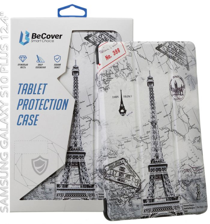 Чохол-книжка BeCover Smart Case для Samsung Galaxy Tab S10 Plus SM-X820/SM-X826 Paris (712246)