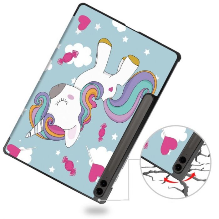 Чохол-книжка BeCover Smart Case для Samsung Galaxy Tab S10 Plus SM-X820/SM-X826 Unicorn (712251)