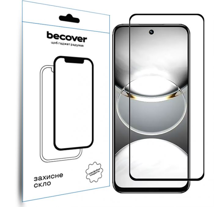 Захисне скло BeCover для Tecno Spark 30C 4G/5G Black (712319)