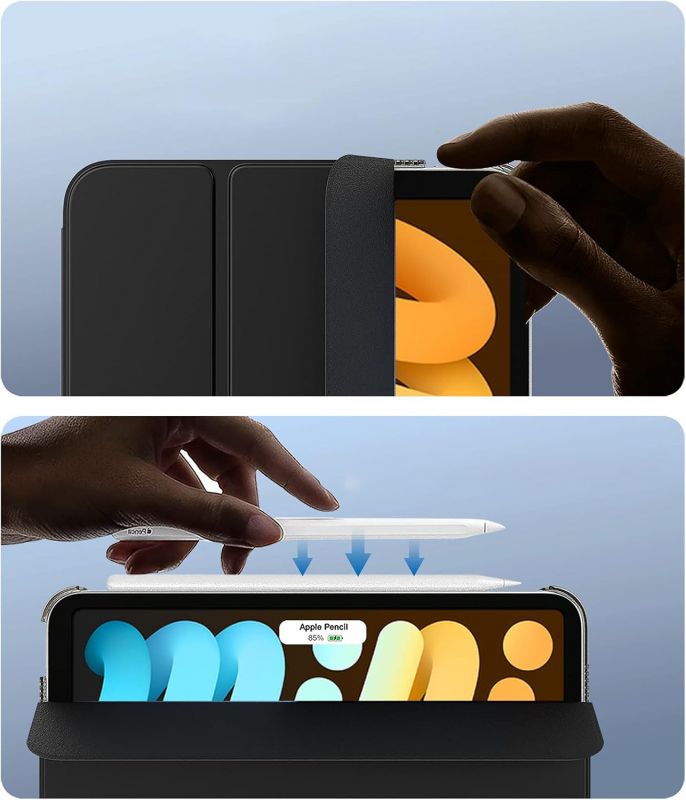 Чохол-книжка BeCover Tri Fold Hard для Apple iPad Mini 7 2024 8.3" Black (712450)