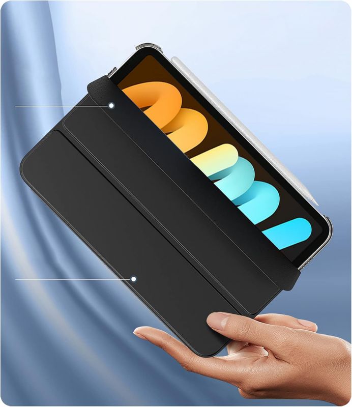 Чохол-книжка BeCover Tri Fold Hard для Apple iPad Mini 7 2024 8.3" Black (712450)