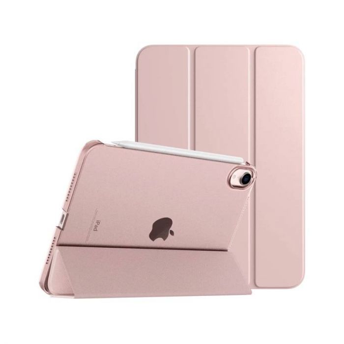 Чохол-книжка BeCover Tri Fold Hard для Apple iPad Mini 7 2024 8.3" Pink (712454)