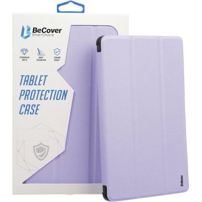 Чохол-книжка BeCover Ultra Slim Origami Transparent з кріпленням Apple для Apple iPad Mini 6 2021 Purple (712933)