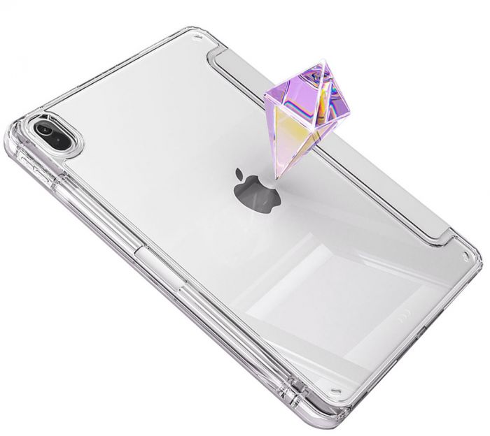 Чохол-книжка BeCover Ultra Slim Origami Transparent з кріпленням Apple для Apple iPad Mini 7 2024 Gray (712935)