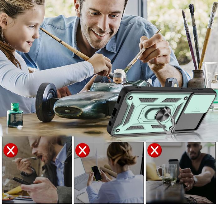 Чохол-накладка BeCover Military для Motorola Moto G04/G04s Dark Green (713064)