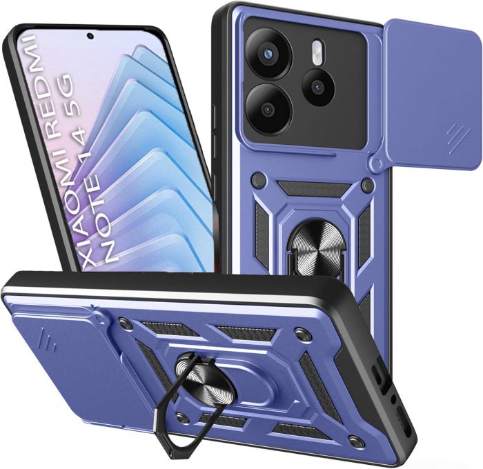 Чохол-накладка BeCover Military для Xiaomi Redmi Note 14 5G Blue (713093)