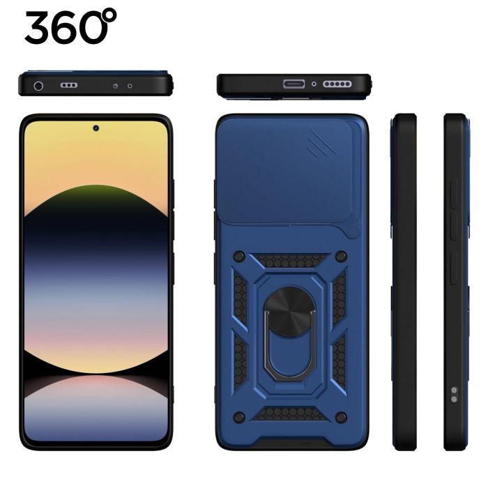 Чохол-накладка BeCover Military для Xiaomi Redmi Note 14 5G Blue (713093)