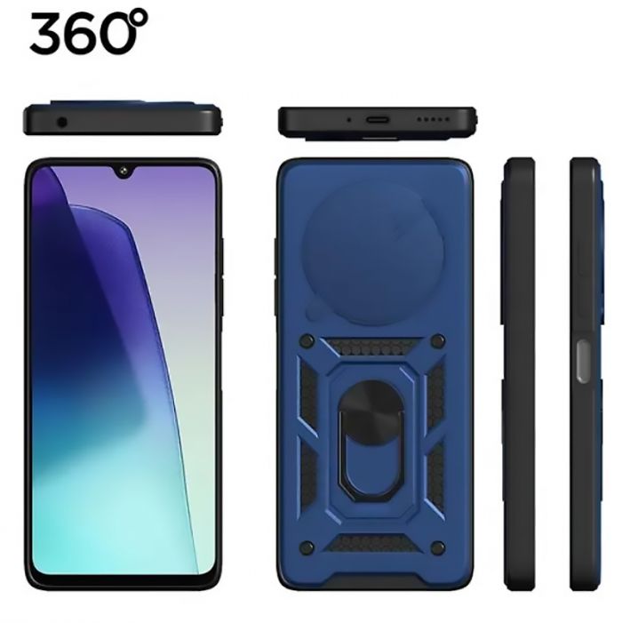 Чохол-накладка BeCover Military для Xiaomi Redmi Note 14 Pro 5G Blue (713095)