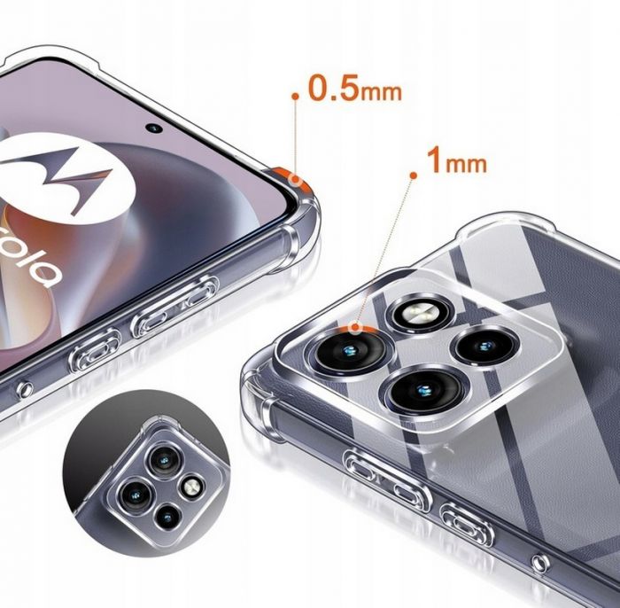 Чохол-накладка BeCover Anti-Shock для Motorola Edge 50 Neo Clear (713150)