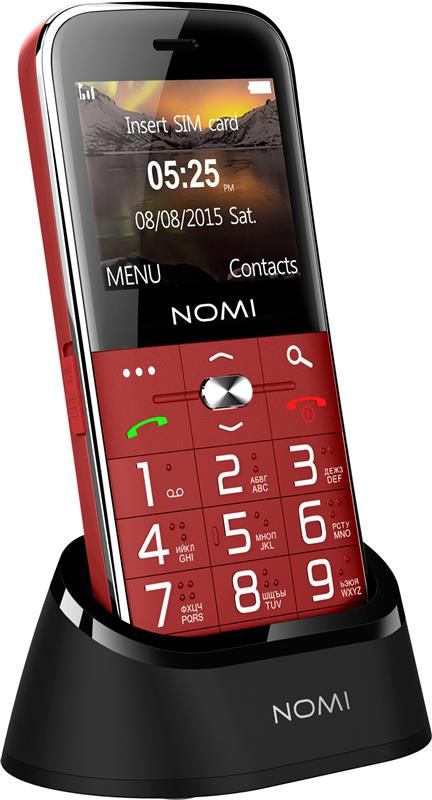 Мобільний телефон Nomi i220 Dual Sim Red