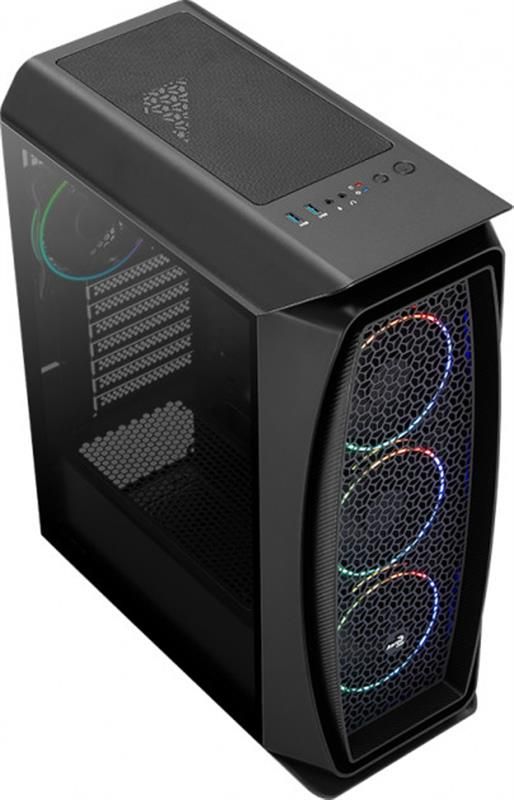 Корпус AeroCool Aero One Eclipse-G-BK-v1 (ACCM-PB17143.11) Black без БЖ