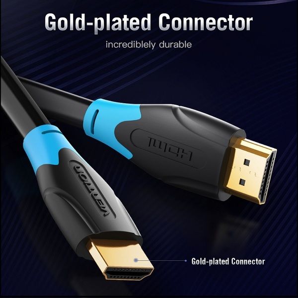 Кабель Vention HDMI - HDMI V1.4 (M/M), 5 м, чорний (AACBJ)