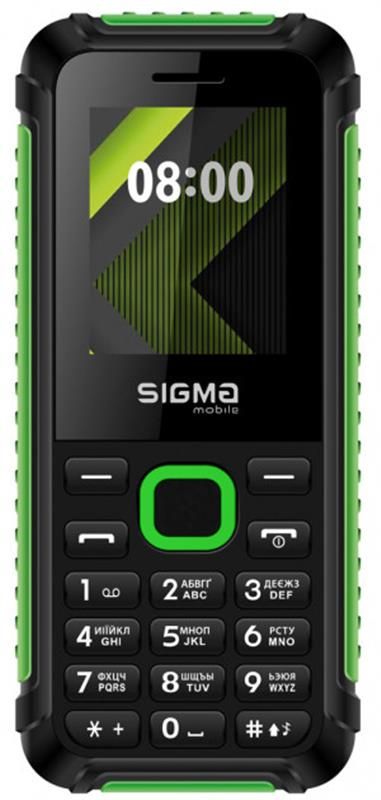 Мобiльний телефон Sigma mobile X-style 18 Track Dual Sim Black/Green