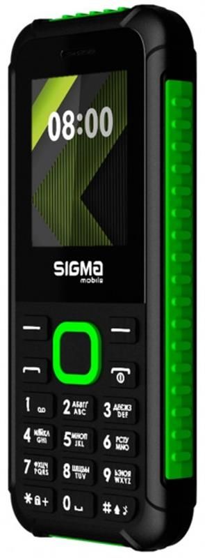 Мобiльний телефон Sigma mobile X-style 18 Track Dual Sim Black/Green