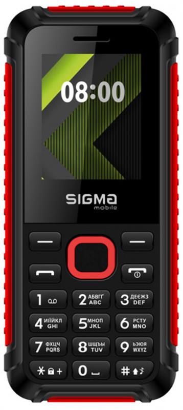 Мобiльний телефон Sigma mobile X-style 18 Track Dual Sim Black/Red