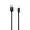 Кабель Canyon USB - Lightning (M/M) 0.96 м, Black (CNS-MFIC3B) в обплетеннi