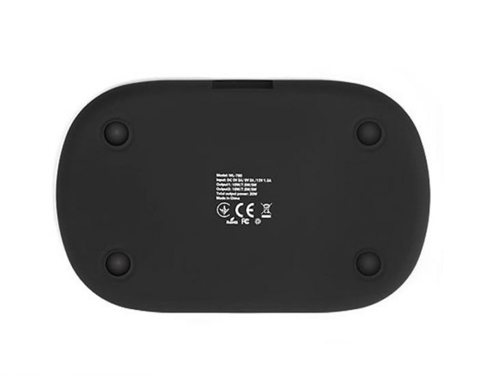 Бездротовий зарядний пристрій REAL-EL WL-780 3A 20W Black