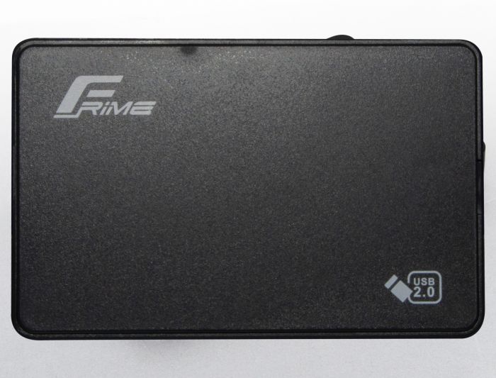 Зовнішня кишеня Frime SATA HDD/SSD 2.5", USB 2.0, Plastic, Black (FHE10.25U20)