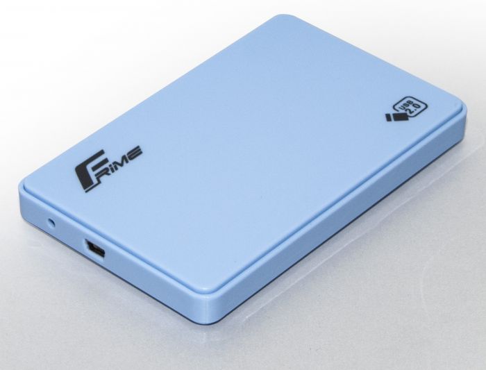 Зовнішня кишеня Frime SATA HDD/SSD 2.5", USB 2.0, Plastic, Blue (FHE13.25U20)