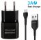 Мережевий зарядний пристрій Grand-X (1xUSB 3.6В-12В/1.5А-3А) Black (CH-550BM) + кабель MicroUSB