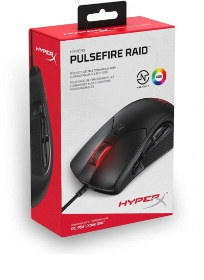 Миша HyperX Pulsefire Raid Black (4P5Q3AA)