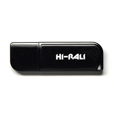 Флеш-накопичувач USB 2GB Hi-Rali Taga Series Black (HI-2GBTAGBK)