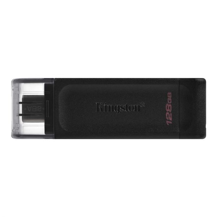 Флеш-накопичувач USB3.2 128GB Type-C Kingston DataTraveler 70 Black (DT70/128GB)