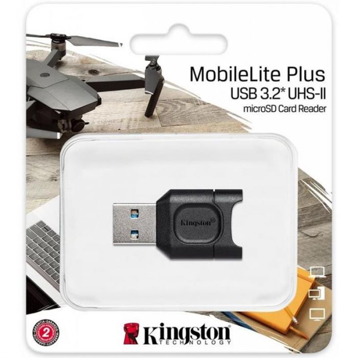 Кардрідер USB3.2 MobileLite Plus microSD Black (MLPM)