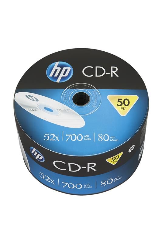 Диски HP (69300 /CRE00070-3) 700MB 52x, без шпинделя, 50 шт