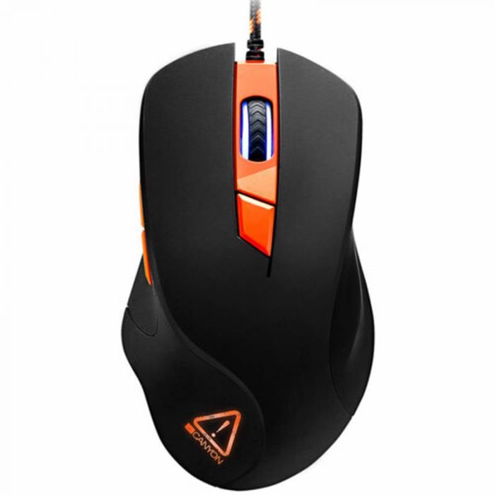 Миша Canyon Eclector CND-SGM03RGB Black/Orange