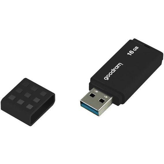 Флеш-накопичувач USB3.2 16GB GOODRAM UME3 Black (UME3-0160K0R11)