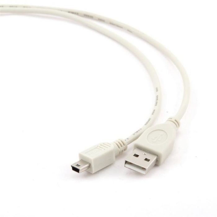 Кабель Cablexpert USB - mini USB V 2.0 (M/M), 5 pin, 0.9 м, White (CC-USB2-AM5P-3)