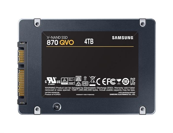 Накопичувач SSD 4ТB Samsung 870 QVO 2.5" SATAIII V-NAND MLC (MZ-77Q4T0BW)