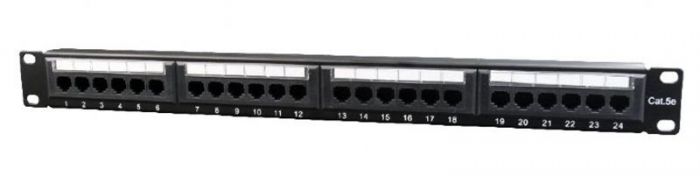 Патч-панель Cablexpert (NPP-C524CM-0011) 19" 24 порти, UTP, cat.5e