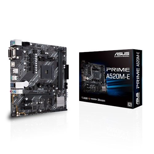 Материнська плата Asus Prime A520M-E Socket AM4