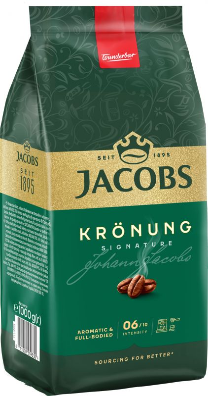 Кава в зернах Jacobs Kronung 1000 г
