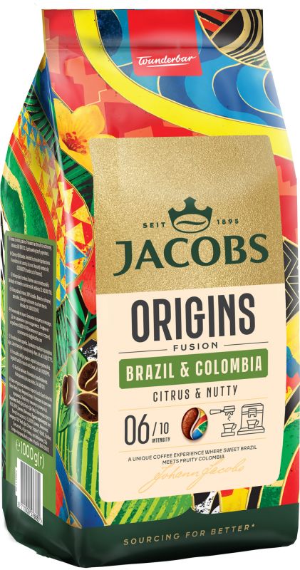 Кава в зернах Jacobs South America Blend 1000 г