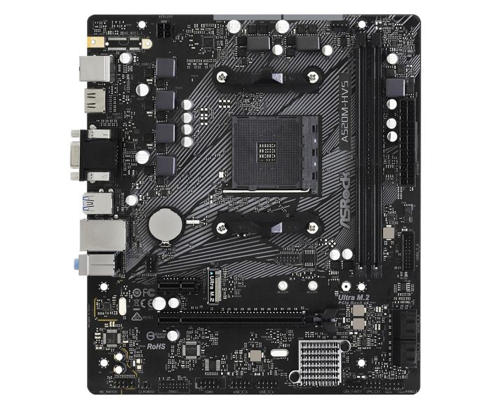 Материнська плата ASRock A520M-HVS Socket AM4