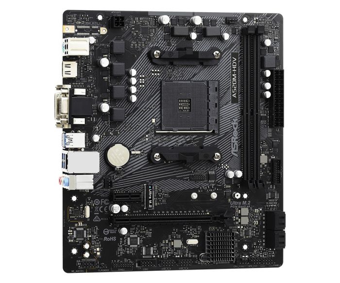 Материнська плата ASRock A520M-HDV Socket AM4