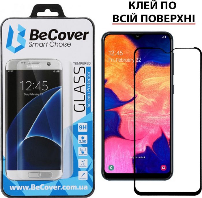 Захисне скло BeCover для Samsung Galaxy A10 SM-A105 Black (703677)