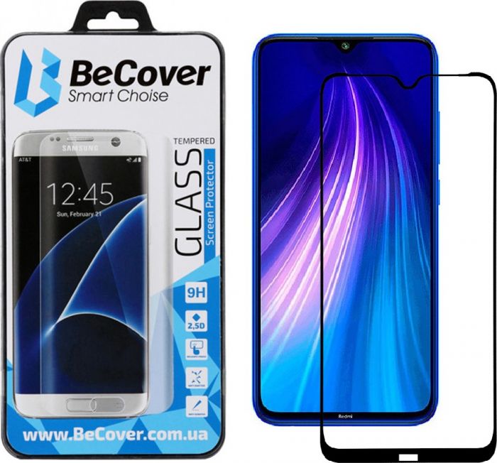 Захисне скло BeCover для Xiaomi Redmi Note 8T Black (704525)