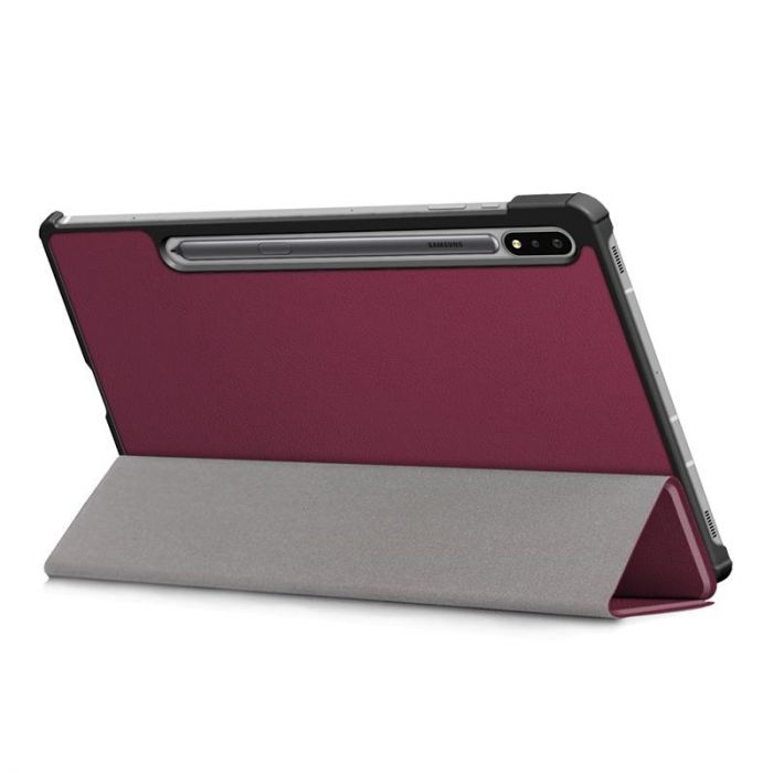 Чохол-книжка BeCover Smart для Samsung Galaxy Tab S7 SM-T870/SM-T875/Tab S8 SM-X700/SM-X706 Red Wine (705224)