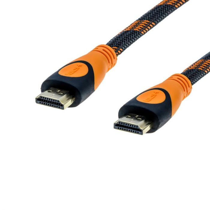 Кабель Grand-X HDMI - HDMI (M/M), 10 м, Black-Orange (HDN10-4K)