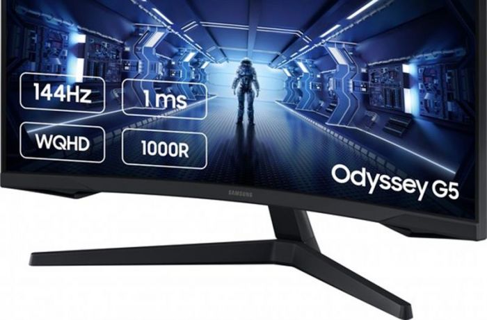 Монітор Samsung 27" Odyssey G5 (LC27G55TQWIXCI) VA Black Curved