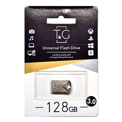 Флеш-накопичувач USB3.0 128GB T&G 106 Metal Series Silver (TG106-128G3)