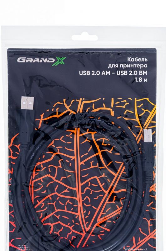 Кабель для принтера Grand-X PR-18 1.8м