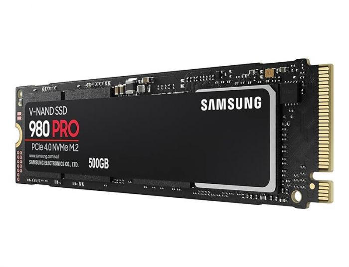 Накопичувач SSD  500GB Samsung 980 PRO M.2 PCIe 4.0 x4 NVMe V-NAND MLC (MZ-V8P500BW)