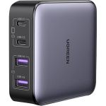 Зарядний пристрій Ugreen Nexode CD327 4xUSB 65W (2хUSB-C+2xUSB-A) Grey (90747)